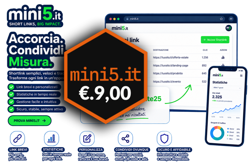 shortlink professional by mini5.it